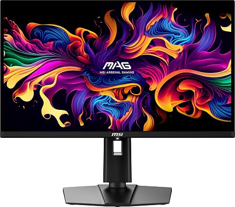 msi MAG 271QPX QD-OLED E2 27-inch 2K Gaming Monitor, 2560 x 1440 (QHD), 0.03m...