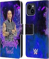 Vista 26 de Head Case Designs Officially Licensed WWE Portrait Damian Priest Leather Wallet Case Compatible with Apple iPhone 7 Plus/iPhone 8 Plus