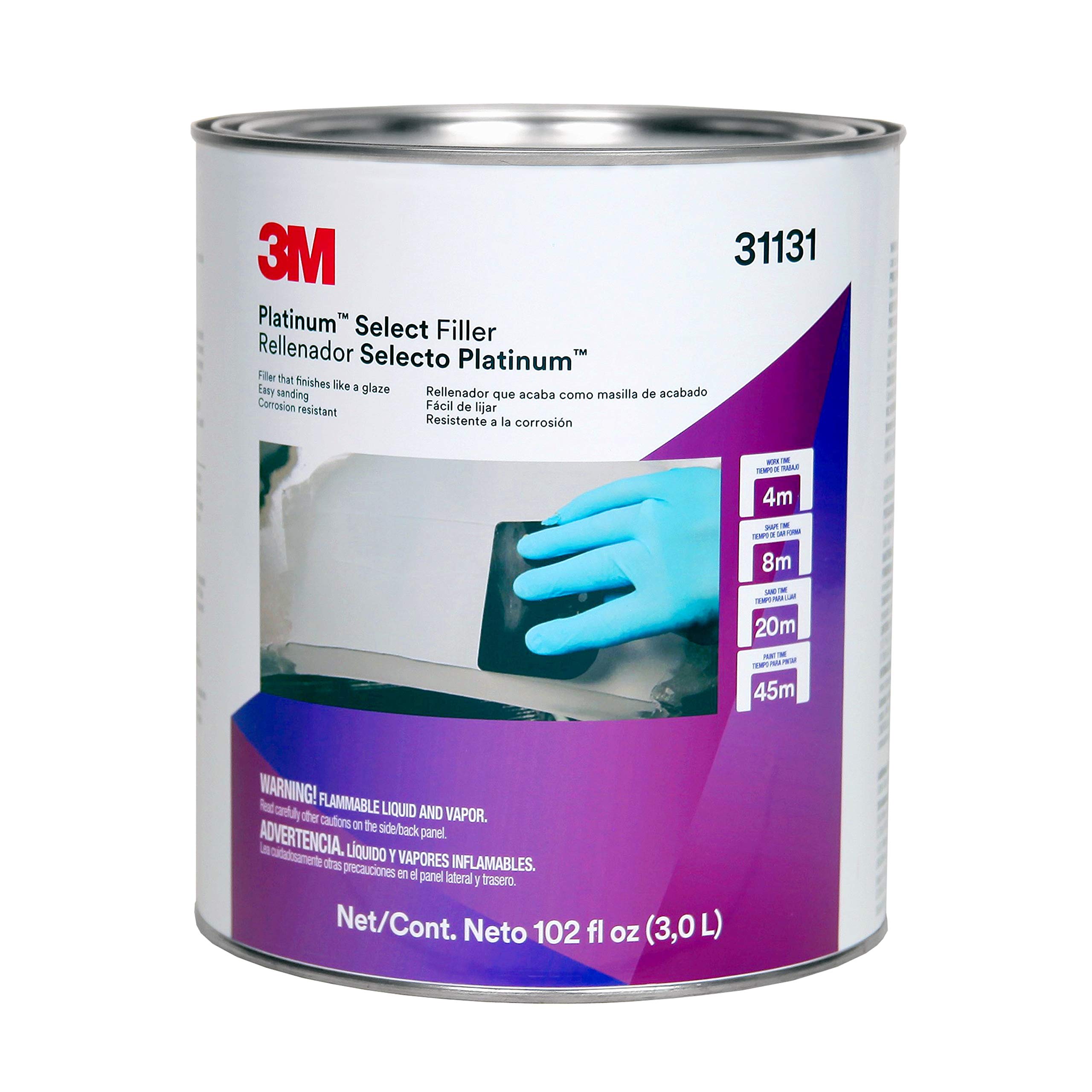 3M 31131-case Platinum Select Filler (Gallon, 4 per case)