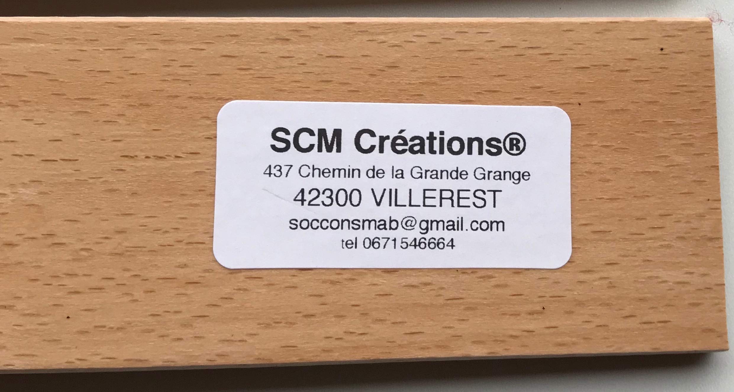 SCM Créations – Set Di 3 Doghe In Legno Per Rete Letto 56 Cm, Larghezza 53 Mm, Spessore 8 Mm, Con 6 Punte A Clip – Sostituzione Francese Per Reti, Divani, Clic-Clac - 4