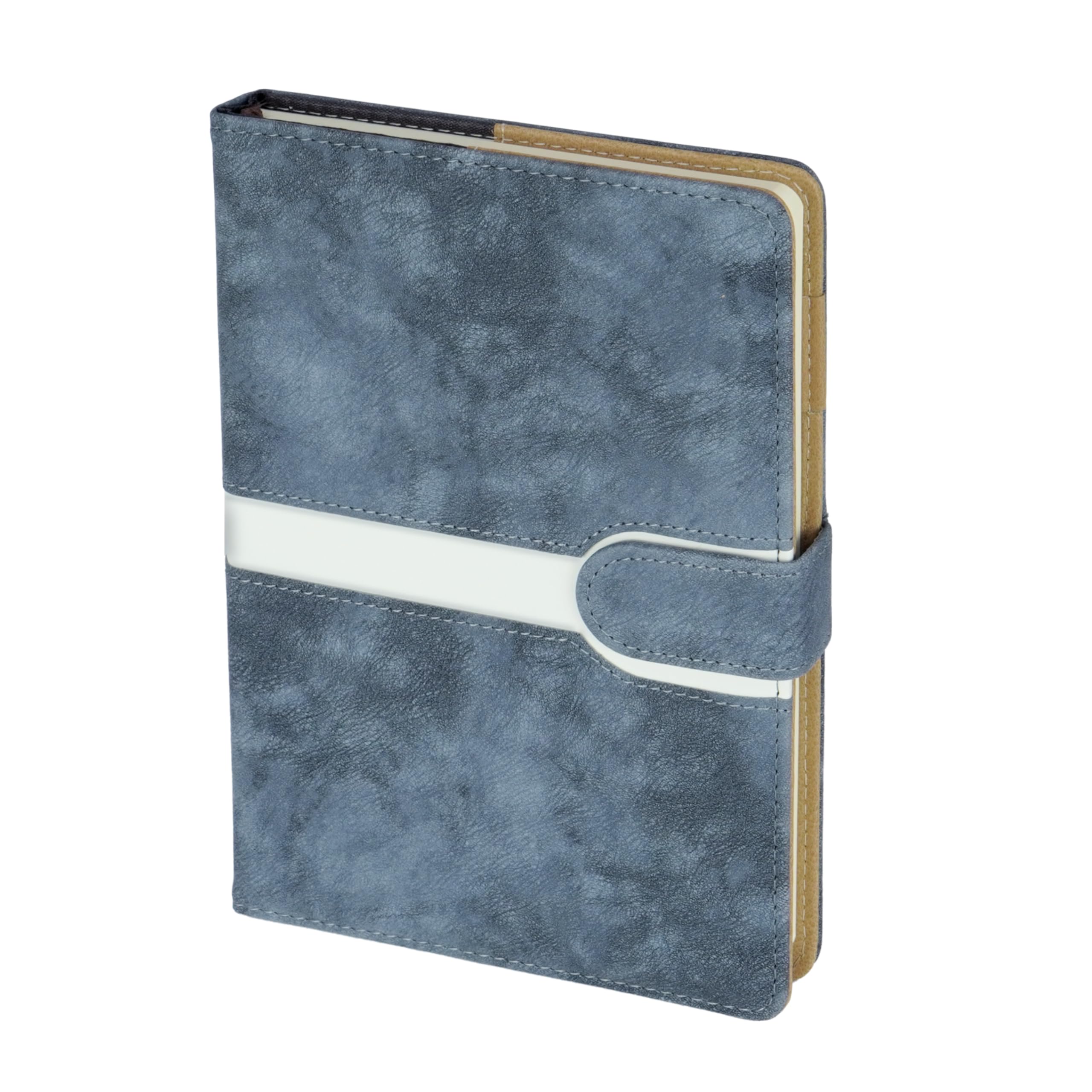 DAHSHA Pu Leather Diary, Executive Professional Office Diary with Magnetic Lock & Pen Loop, Daily Planner, A5 Notebook Diary for Men Women (Color May Vary)