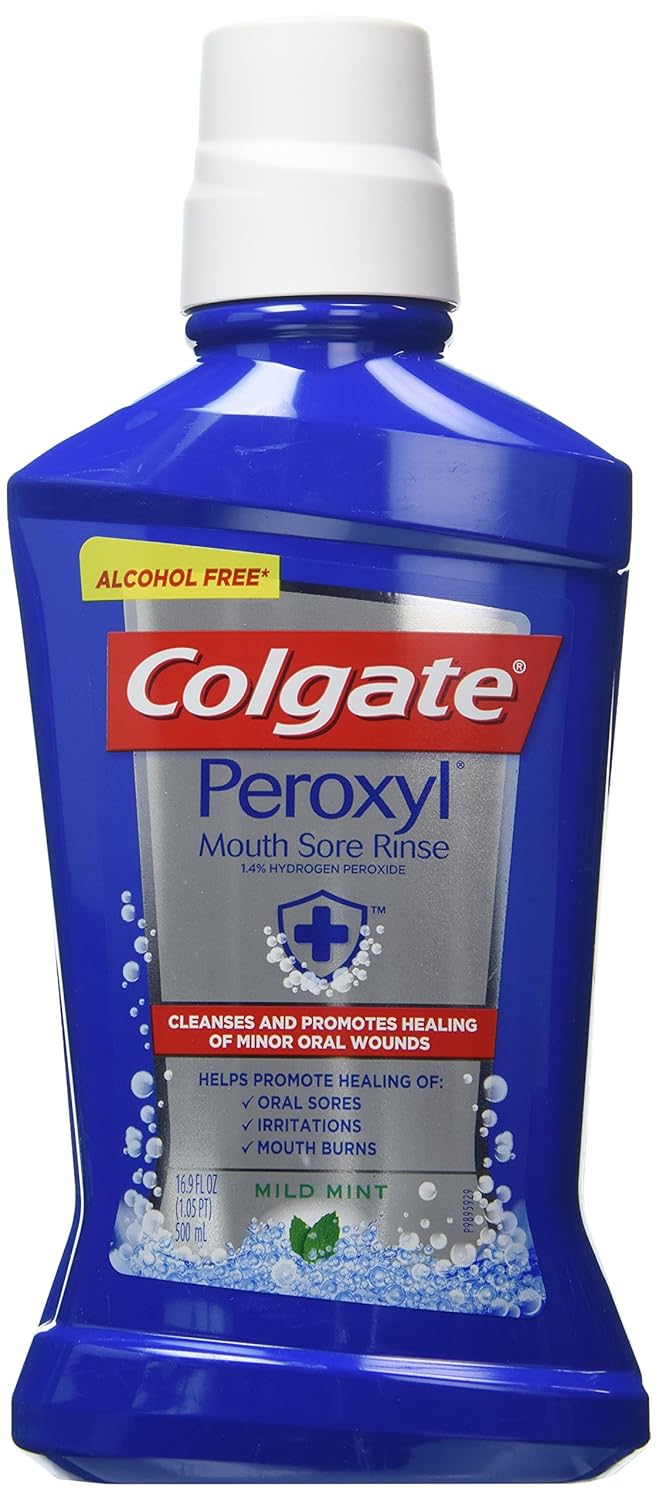 Colgate Peroxyl Oral Cleansers, Mild Mint, 16.9 oz