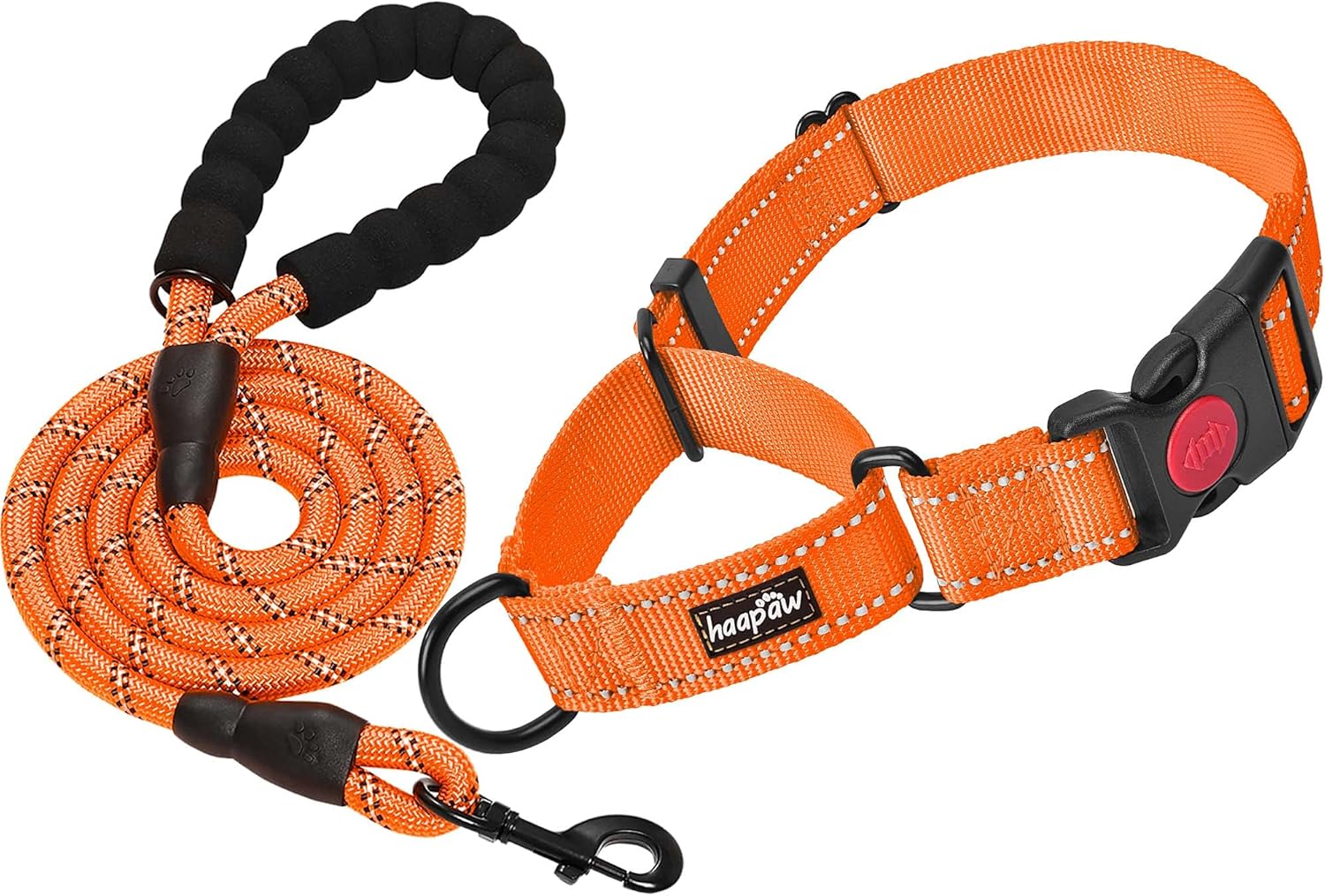 haapaw 2 Packs Martingale Dog Collar with Quick Release