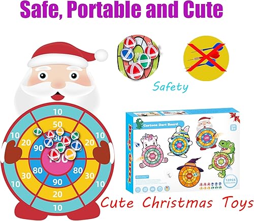 Miniatura 6 de Tablero de dardos grande de 30 pulgadas para niños, el mejor regalo de festival para niños y niñas