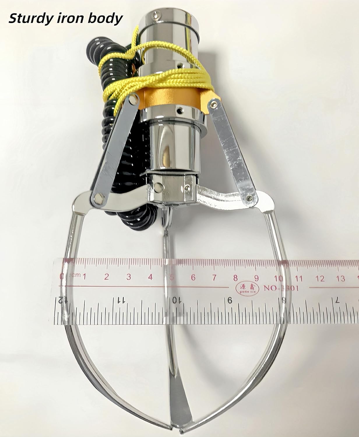 7 Inch Crane Machine Replacement Claw, Medium-Sized Arcade Machine Grabber Hand Claw, Replacement Claw Hand Kit with Top Cap Copper Coil and Hanging Rope