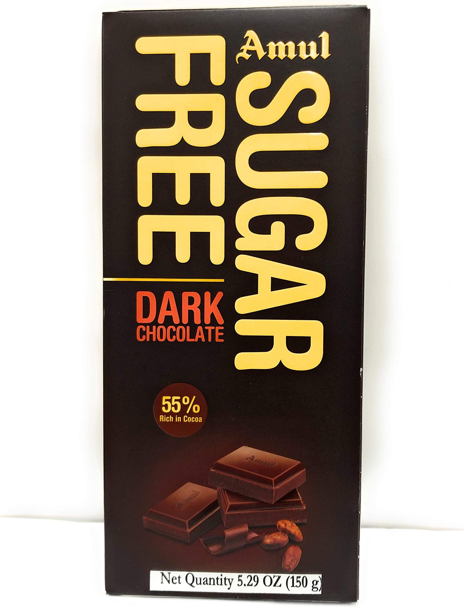 Amul Sugar Free Dark Chocolate, 150 Gm