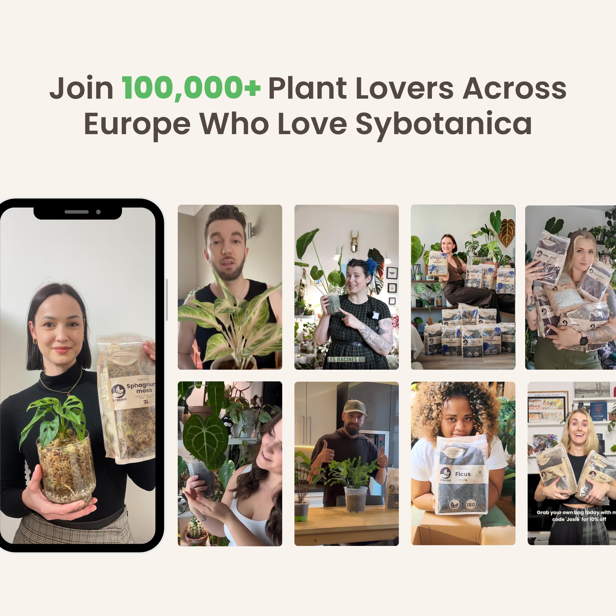 Sybotanica - Musgo Sphagnum 5L - Sustrato Natural para Orquídeas y Terrarios - Retiene la Humedad - Favorece el Crecimiento de Raíces - Ideal para Amantes de Las Plantas de Interior