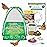 Insect Lore Butterfly Farm - Live Cup of 5 Caterpillars, Reusable Habitat, STEM Butterfly Activity Journal & Supplies - Grow, Observe and Release Painted Lady Butterflies