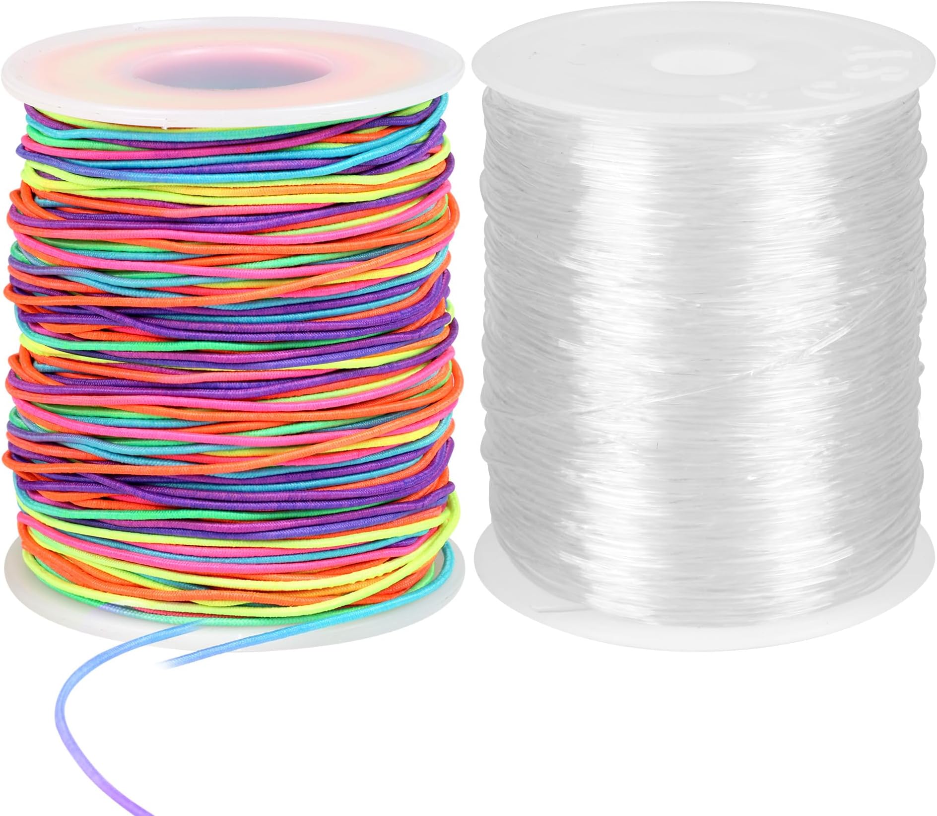 Tenn Well 1mm Elastic String for Bracelets, 328 Feet