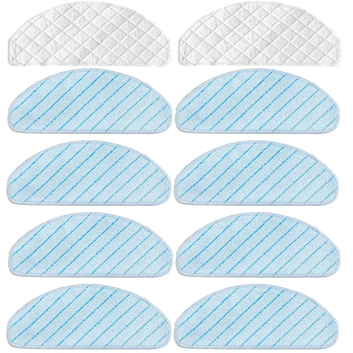 10 Pcs Washable and Disposble Cloth Replacement for Ecovacs Deebot T9 AIVI T9 PRO T9 MAX Vacuum Cleaner-image-39