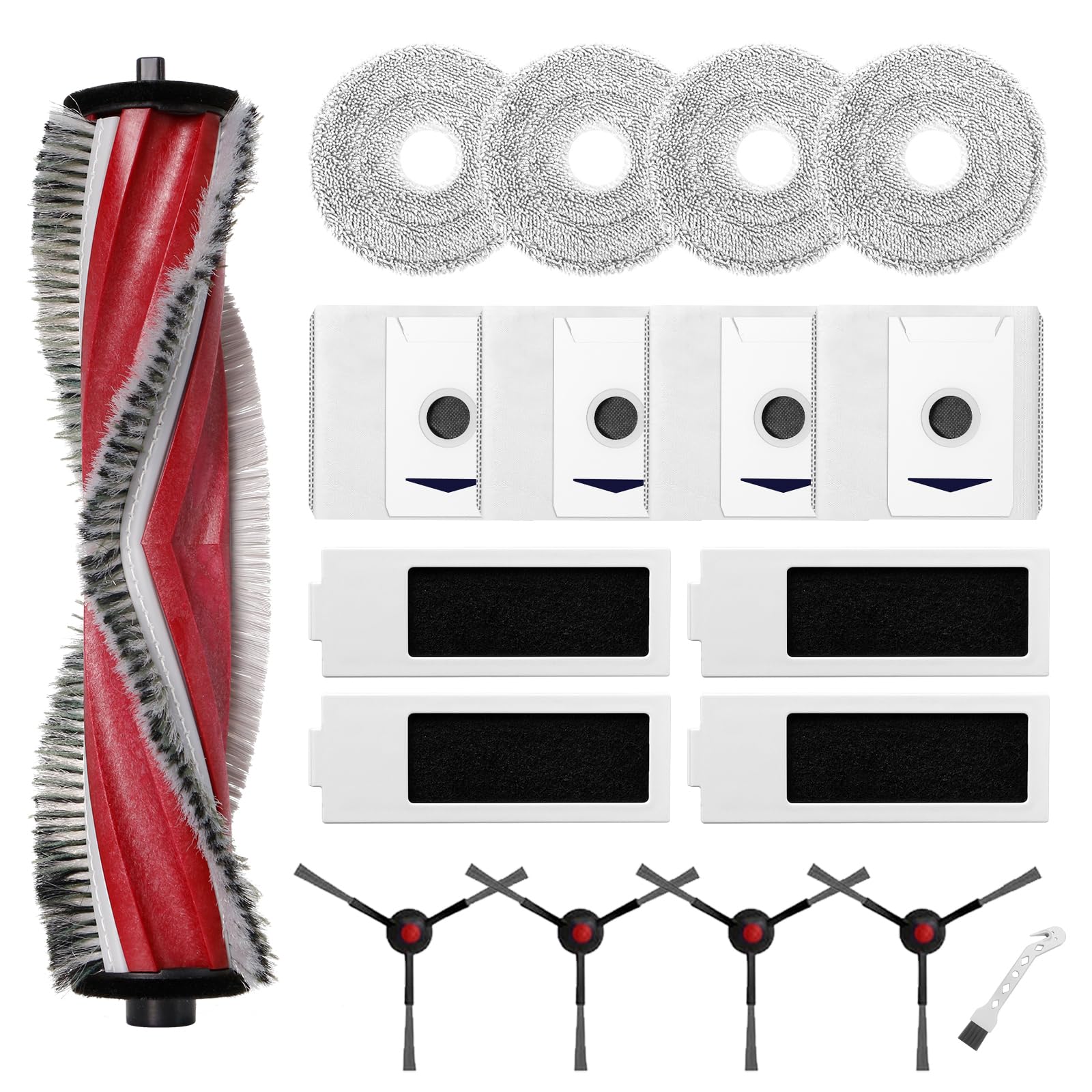10 stuks stofzakken voor Ecovacs T30 Pro Omni, T30 Omni robotstofzuiger