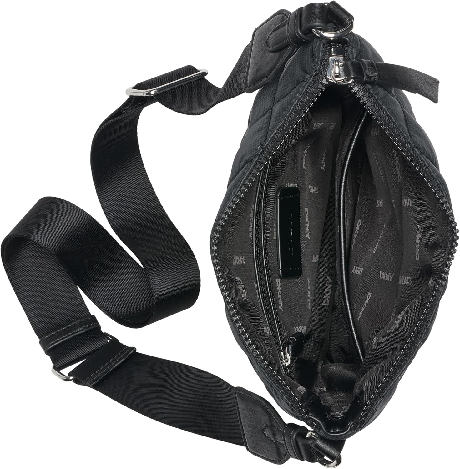 DKNY womens Lyla Quilted Crossbody Bag - Image 2