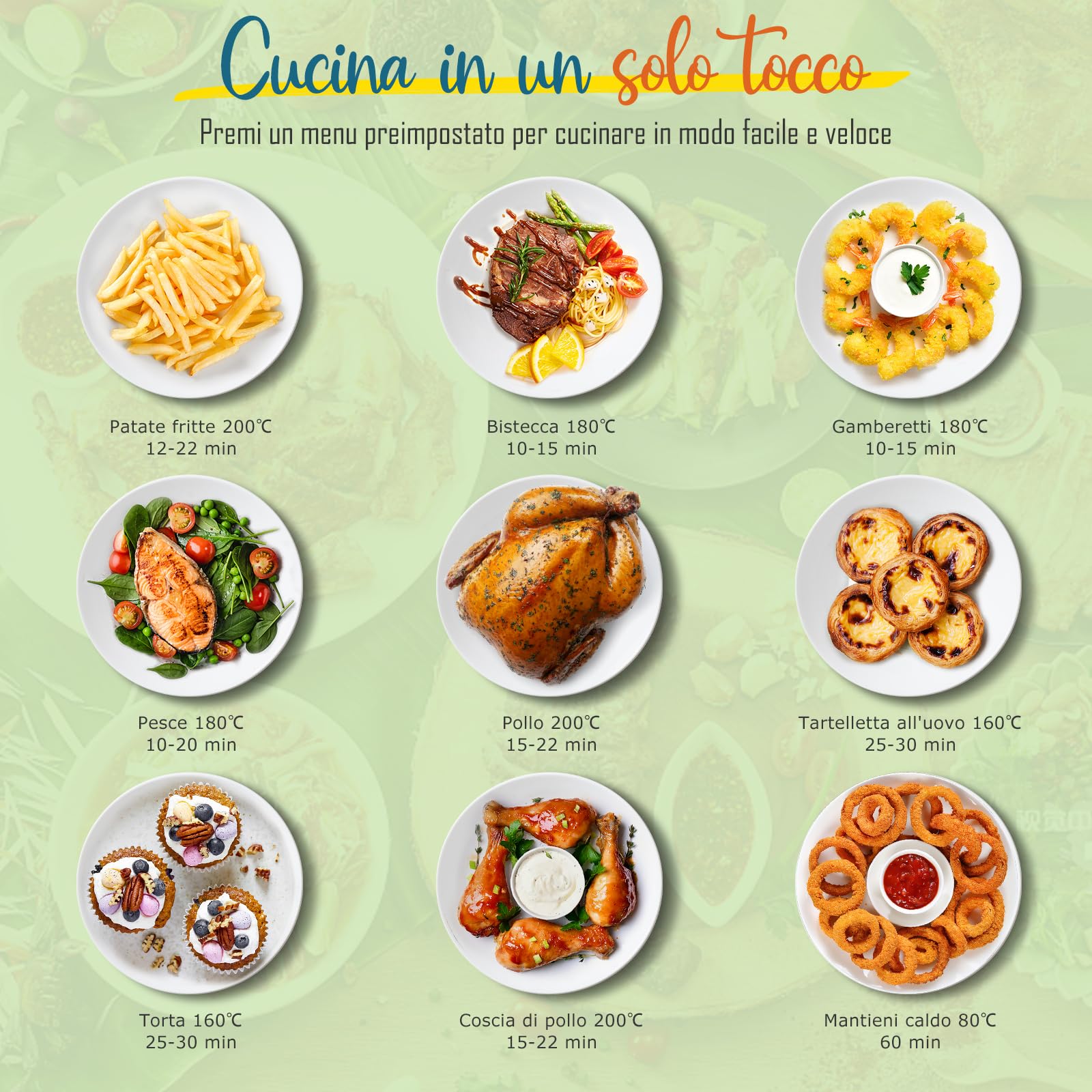 Aigostar Friggitrice ad Aria 7L Smart 1900W - WiFi/App con Ricette, 7 Programmi, Schermo LED Touch, Circolazione Aria 360°, Cottura Senza Olio, Cestello Rimovibile Lavabile in Lavastoviglie, bianco
