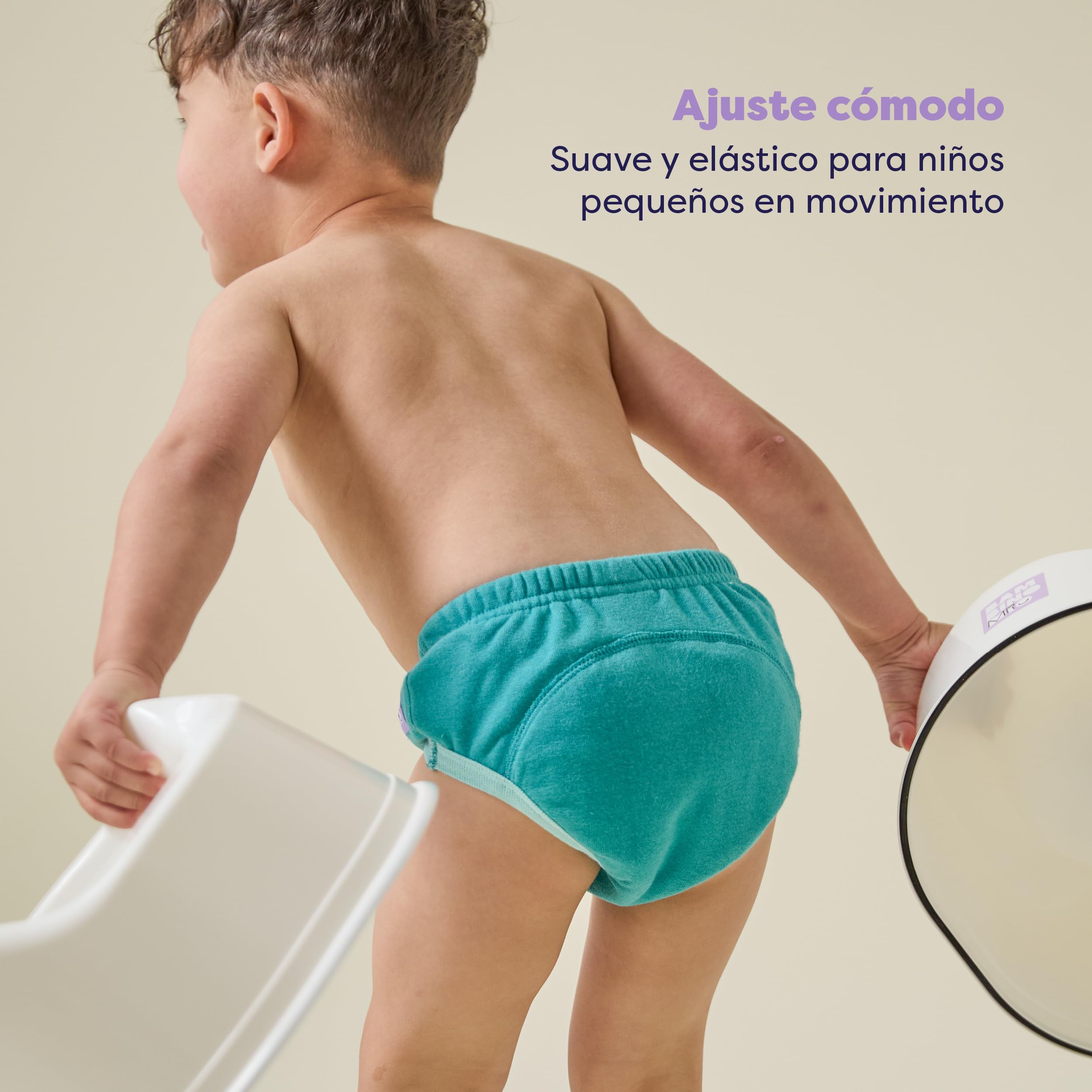 Bambino Mio calzones de entrenamiento reutilizables, 3-4 años (Vuela Alto) - ropa interior para dejar el pañal, pantalones papa niños y niñas, niños pequeños — view 30