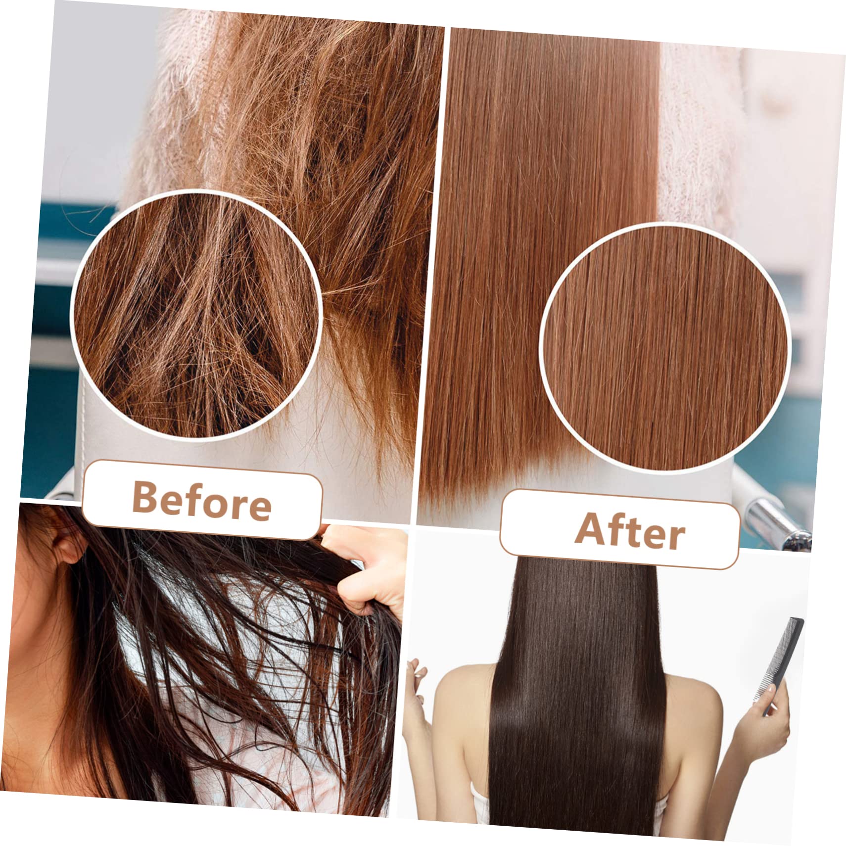 FRCOLOR 18piezas Peine De Dientes Dobles y Para Peinado Peines De Plástico Antiestático Para Hombres y Mujeres Para Cuidado y Estilo Del Cabello