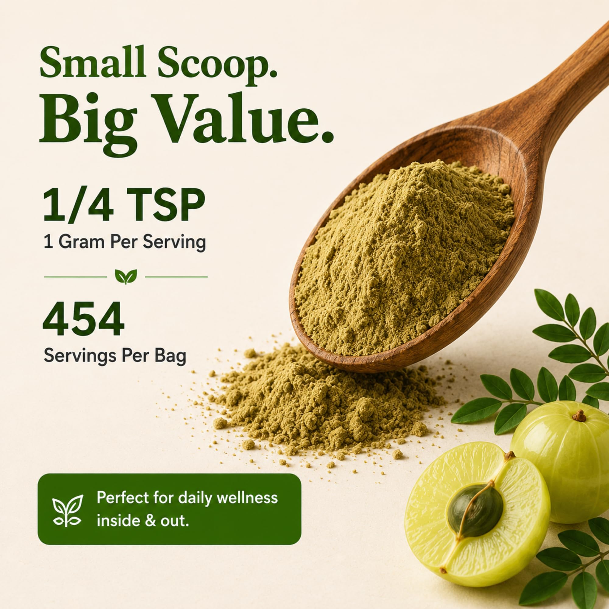 Vitamatic Certified USDA Organic Amla Berry Powder – 1 lb (16 oz) — Amazon image 6