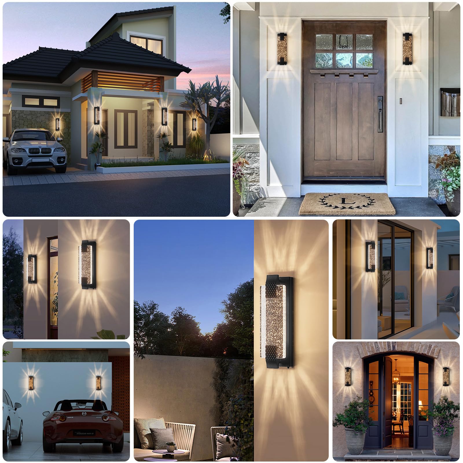 Snapklik.com : Camuucci Dusk To Dawn Outdoor Light,15.7 Inches LED