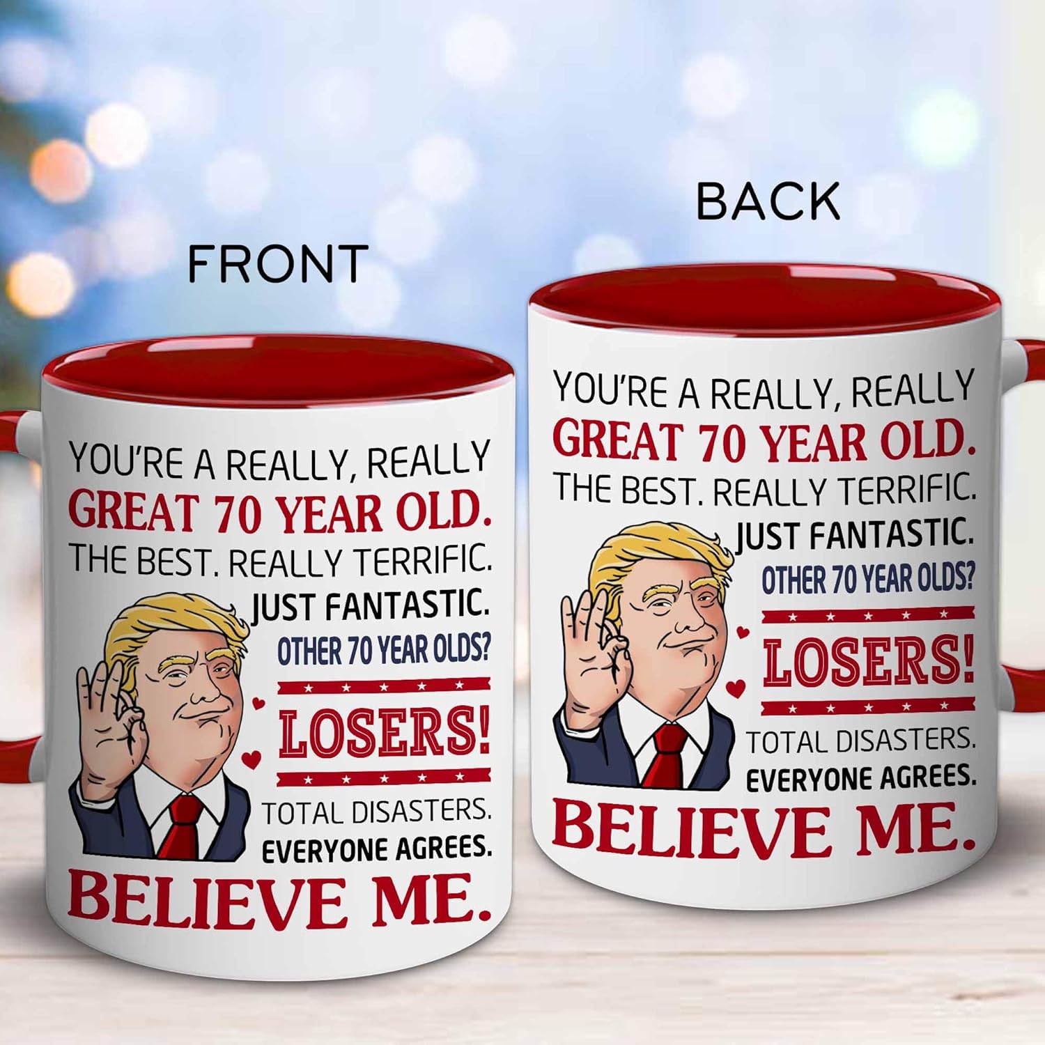 BECHUSKY 70th Birthday Gifts for Men Women - 1956 Birthday Gifts for Men - 1956 70 Year Old Birthdays Gift - 70th Birthday Decorations - 70 Years Old Terrific For Man, Woman - Turning 70th Present - Image 3