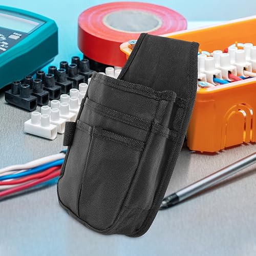 Miniatura 8 de Bolsa de electricista Bolsa de herramientas profesional para mantenimiento, pequeña y versátil, fácil de transportar