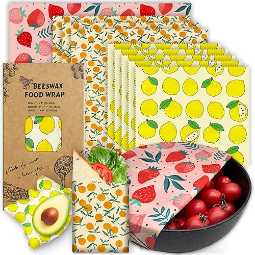 9 Pack Beeswax Wraps