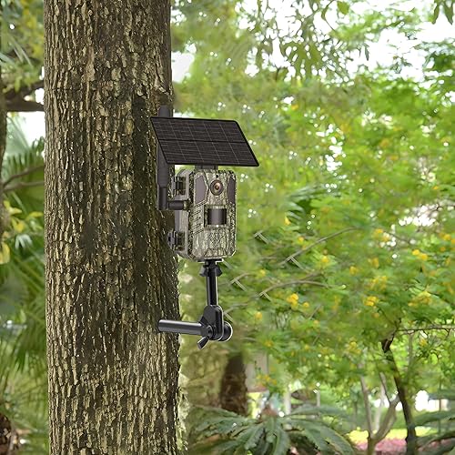 Miniatura 7 de Soporte de cámara de sendero, soportes de leva de sendero, accesorio de caza de árboles, soporte de cámara de juego giratorio de 360 con tornillo de