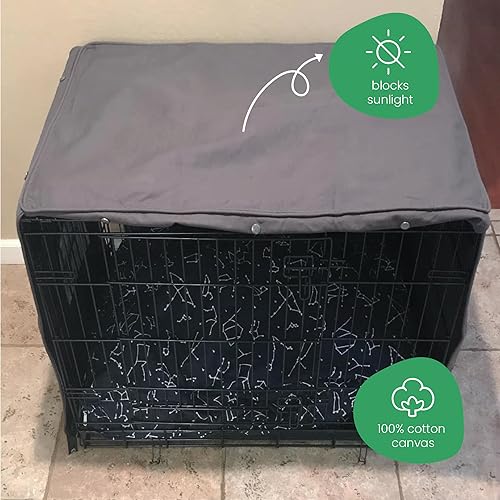 Miniatura 4 de Molly Mutt Funda para jaula de perro, se adapta a cajas de 36 x 23 x 25 pulgadas, funda para perrera de perro, funda para jaula de perro, funda para