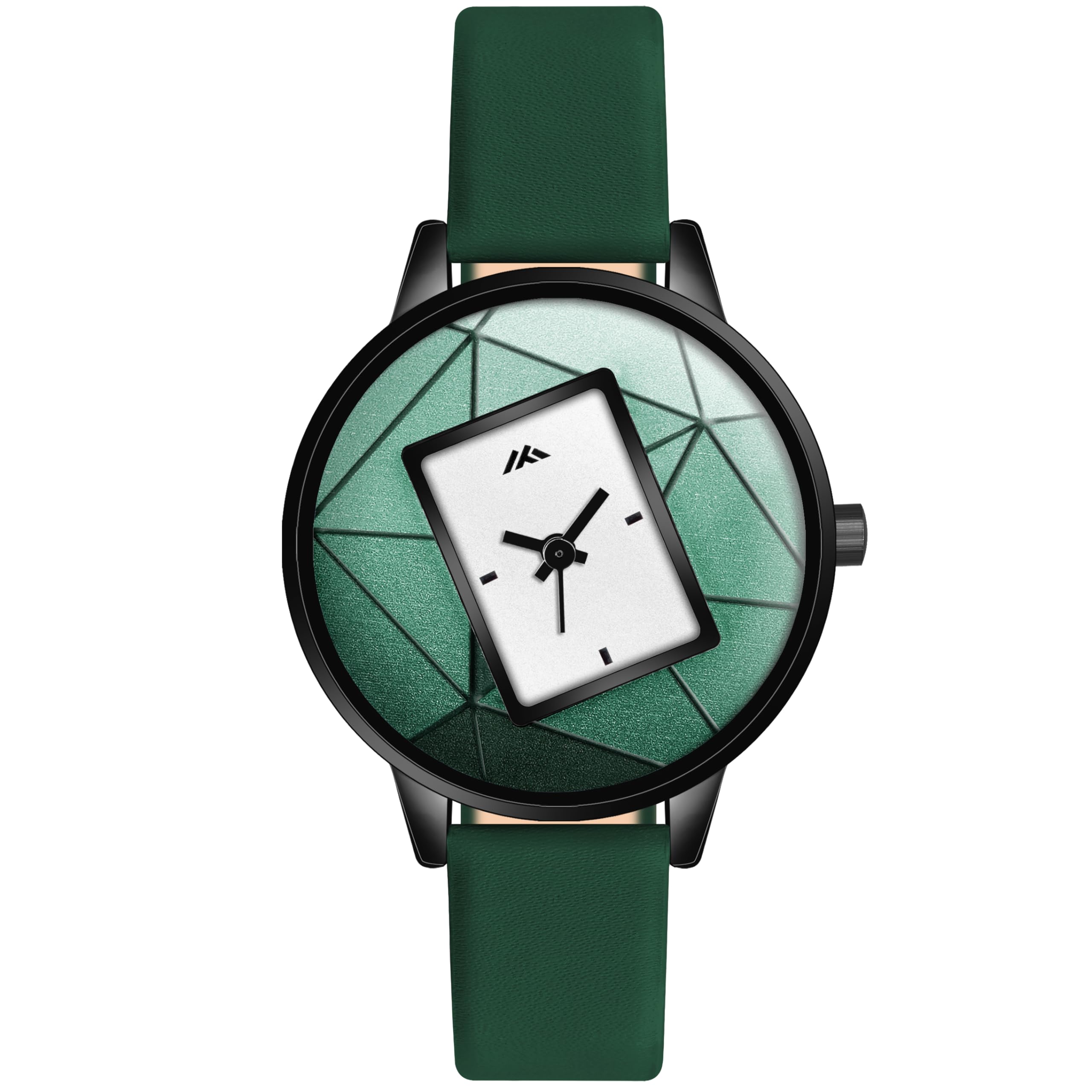 Shocknshop Quartz Analog Multicolor Round Dial Leather Strap Ladies Watch for Women (Green Colored Dial & Strap) -MT5615 (B0CYX6F713) Amazon Price History, Amazon Price Tracker