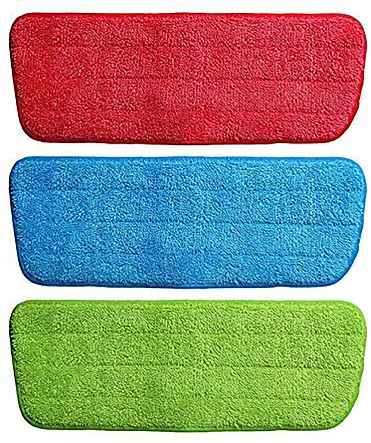 MerinMicrofiber Spray Mop Replacement Heads Pads Floor Cleaning Cloth Paste to Replace Cloth Household Cleaning Mop Accessories - 3Pcs Set