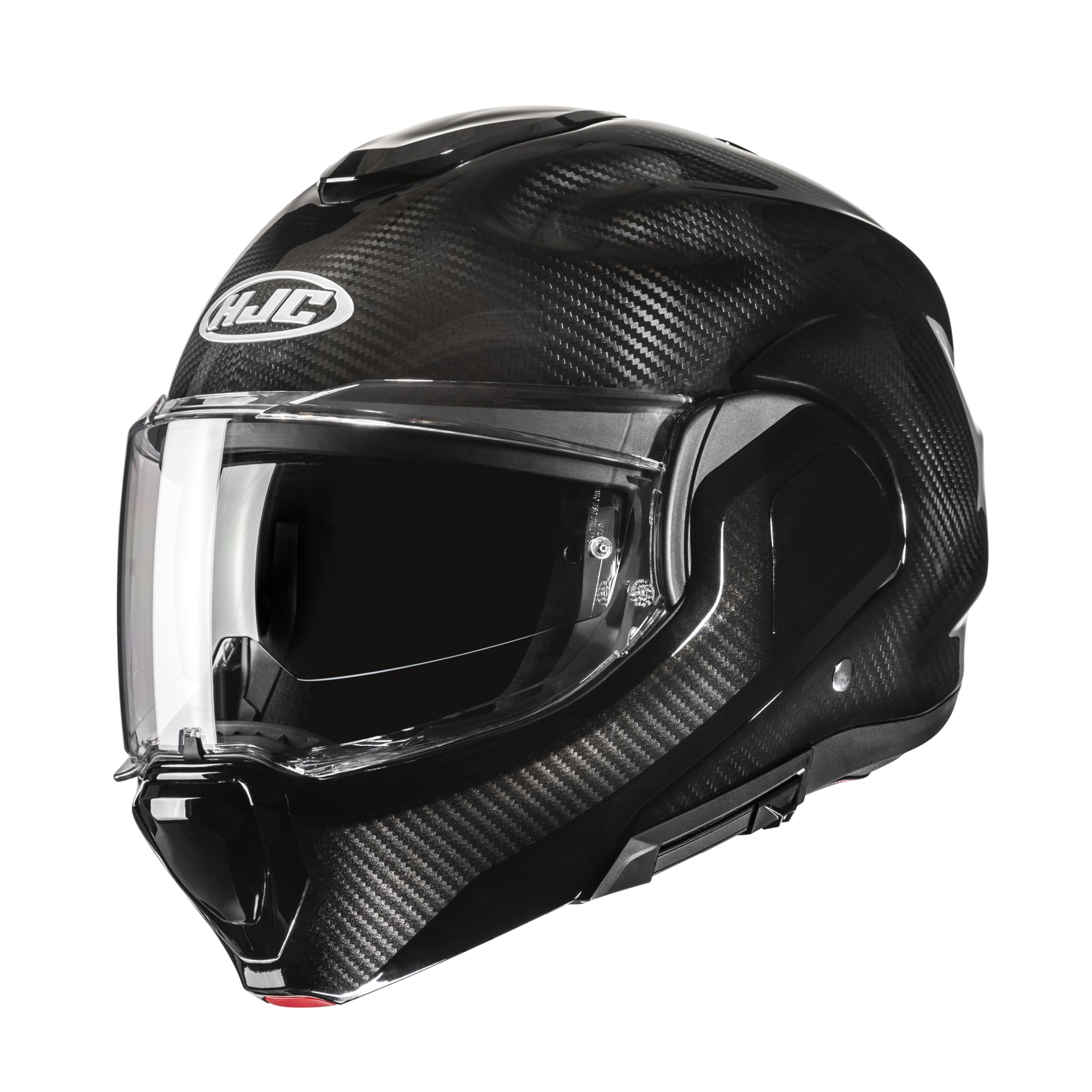 HJC, Casco Moto Modulare F100 CARBON Black, S