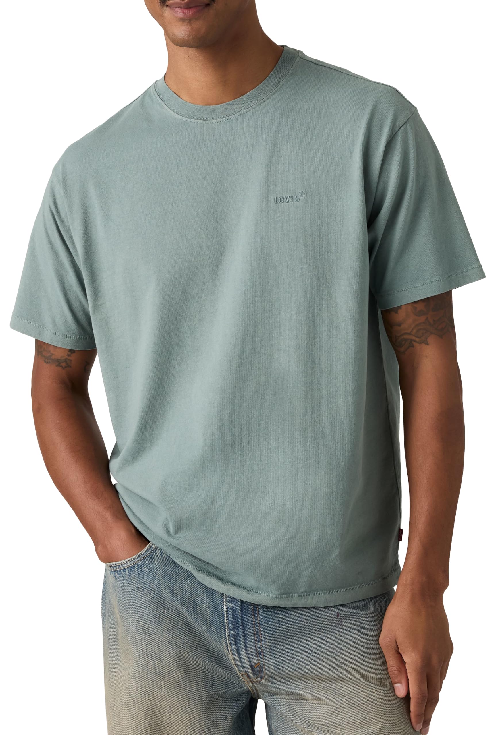 Levi's Red Tab Vintage Tee Garment Dye Stormy S