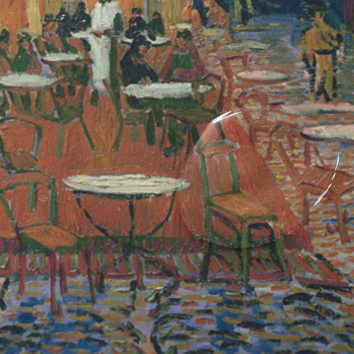 Hokkien Van Gogh Cafe Terrace in Arles at Night Home Decorations Shower Curtain 72 x 72 inch Waterproof Polyester for Bathroom Shower Curtain Set with Hooks