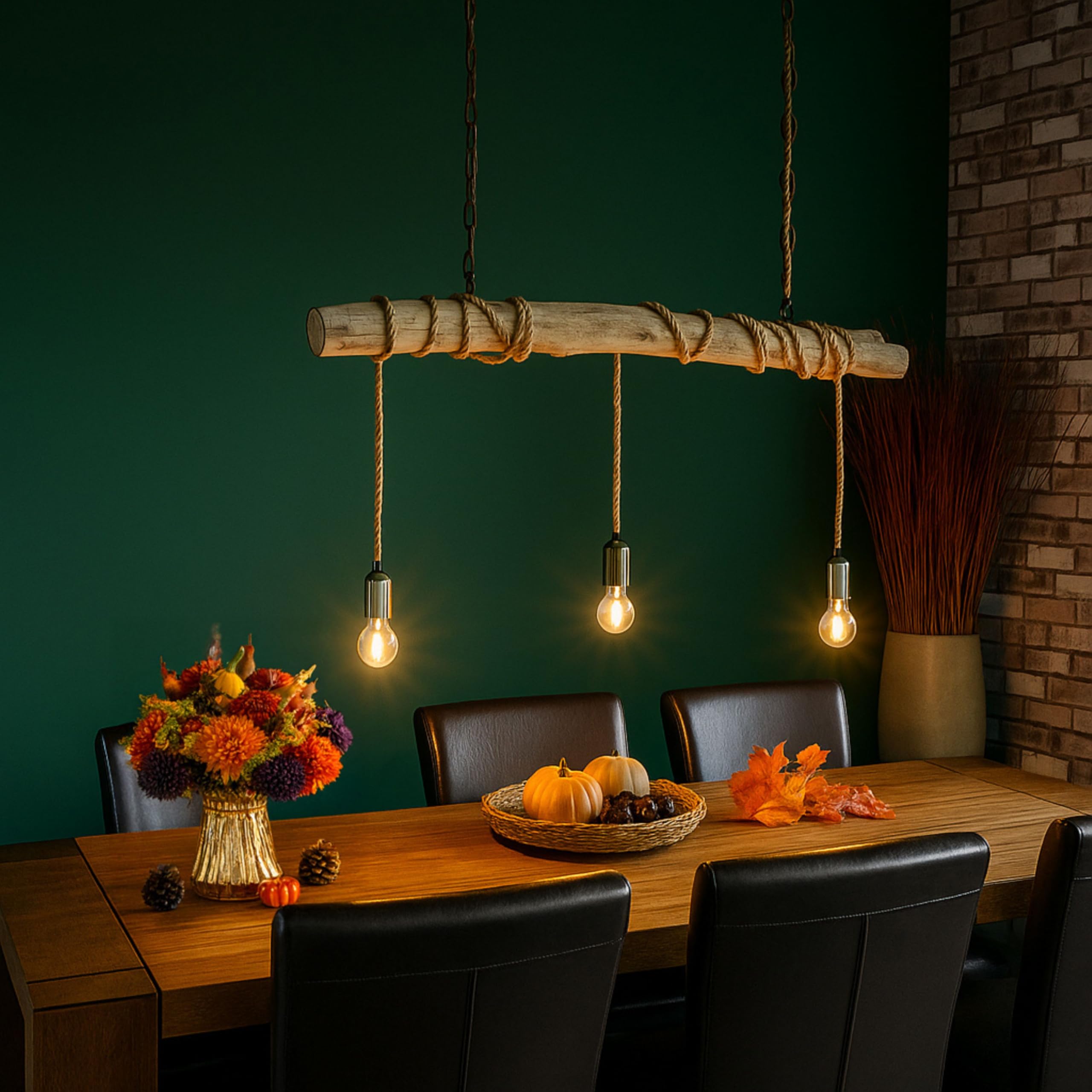 smartect Cable Textil en Color Marrón, Cable Electrico 3 Hilos de 5 Metros (3 x 0,75 mm²) Cuerda para Lampara con Revestimiento Textil para su Proyecto DIY - 5