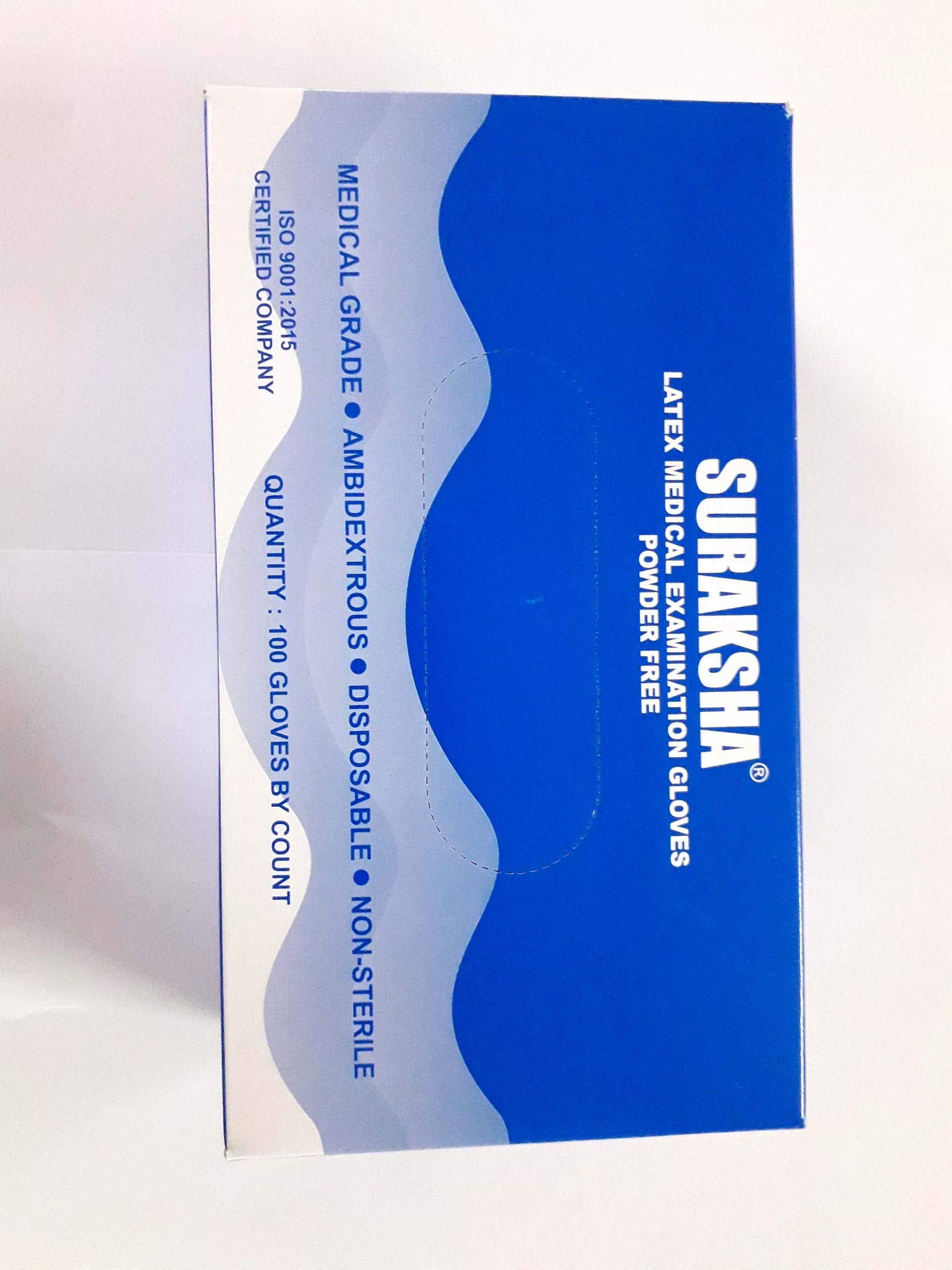 SURAKSHA Examination Gloves Powder Free M 100pcs (B01MCWO7YL) Amazon Price History, Amazon Price Tracker