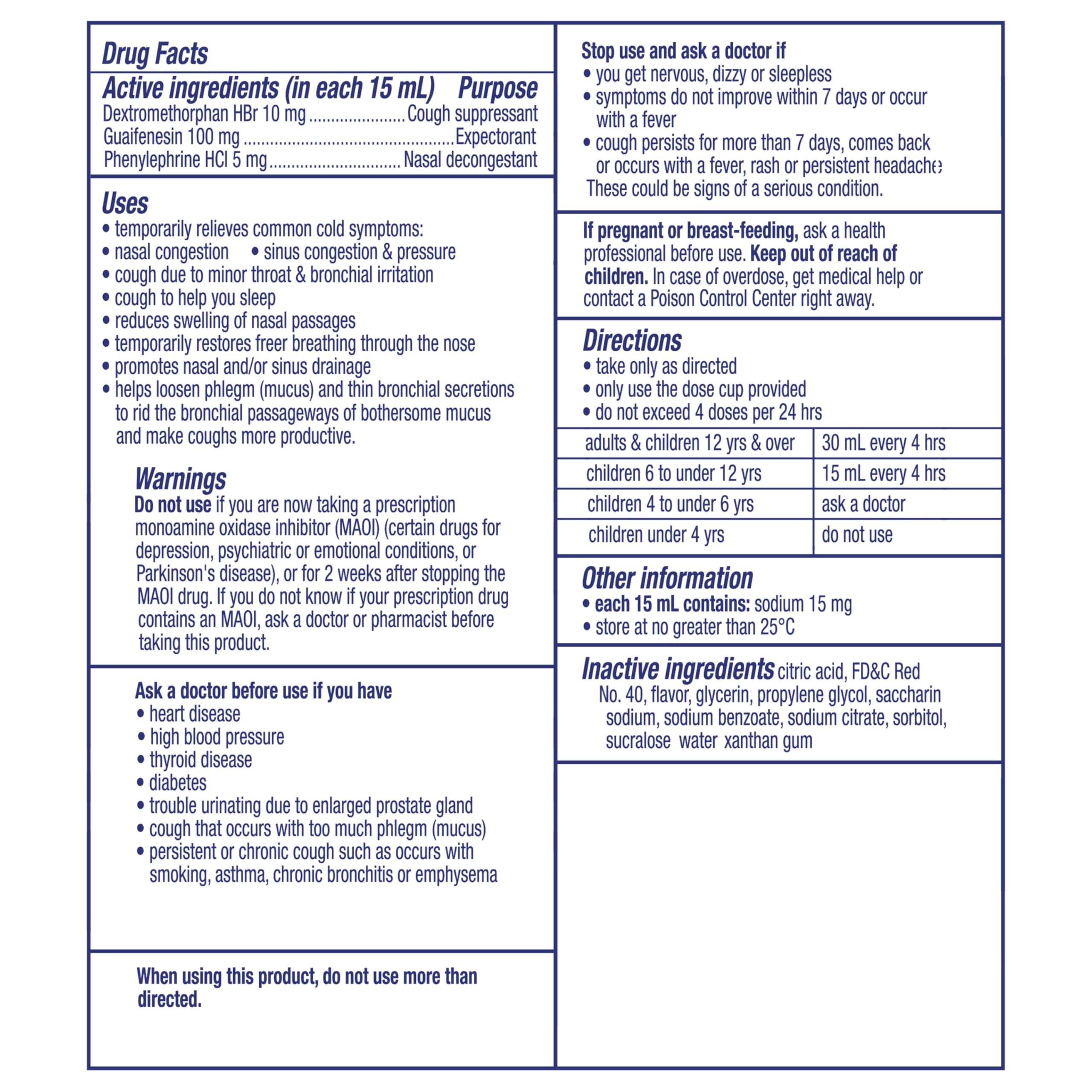 Vicks Kids DayQuil Berry Cold & Cough Medicine Co-Pack, Daytime Relief of Multiple Symptoms, Great-Tasting Berry Flavor, Free of Alcohol & Acetaminophen, For Ages 6+, 2x8oz — Amazon image 10