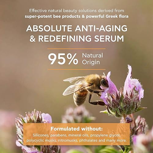 Miniatura 3 de APIVITA Queen Bee Absolute - Suero antienvejecimiento y redefinición - Reduce las arrugas, aumenta la densidad de la piel y ofrece luminosidad. Con
