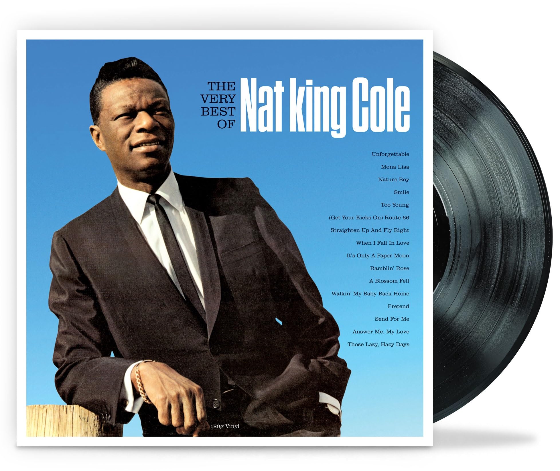 The Very Best Of Nat King Cole, 180g Black Vinyl, LP Record, 16 Tracks, Rock N Roll Genre [VINYL]