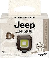 Vista 11 de Energizer Jeep MP-450 Linterna Frontal Recargable, Lámpara de Cabeza LED Recargable Ultra Brillante con Luz Blanca Roja Verde, Linterna Frontal