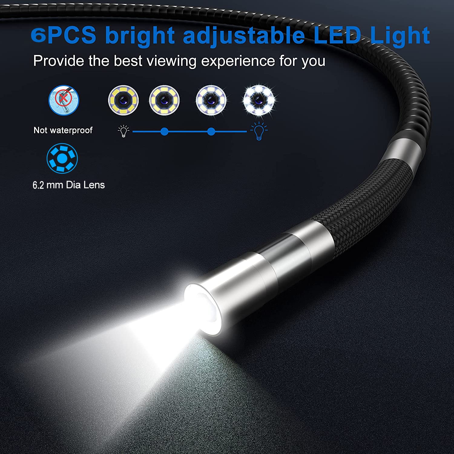 Cámara De Inspección Articulada De 4 Vías CIU: Videoscopio Industrial