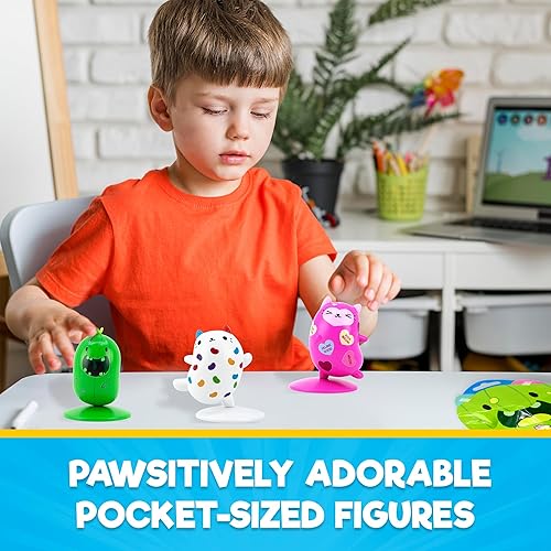 Miniatura 3 de Cats vs Pickles Paquete de 3 mini figuras  Mini figuras para niños  Figuras de animales pequeños  Juguetes de plástico para niños y adultos  Figuras