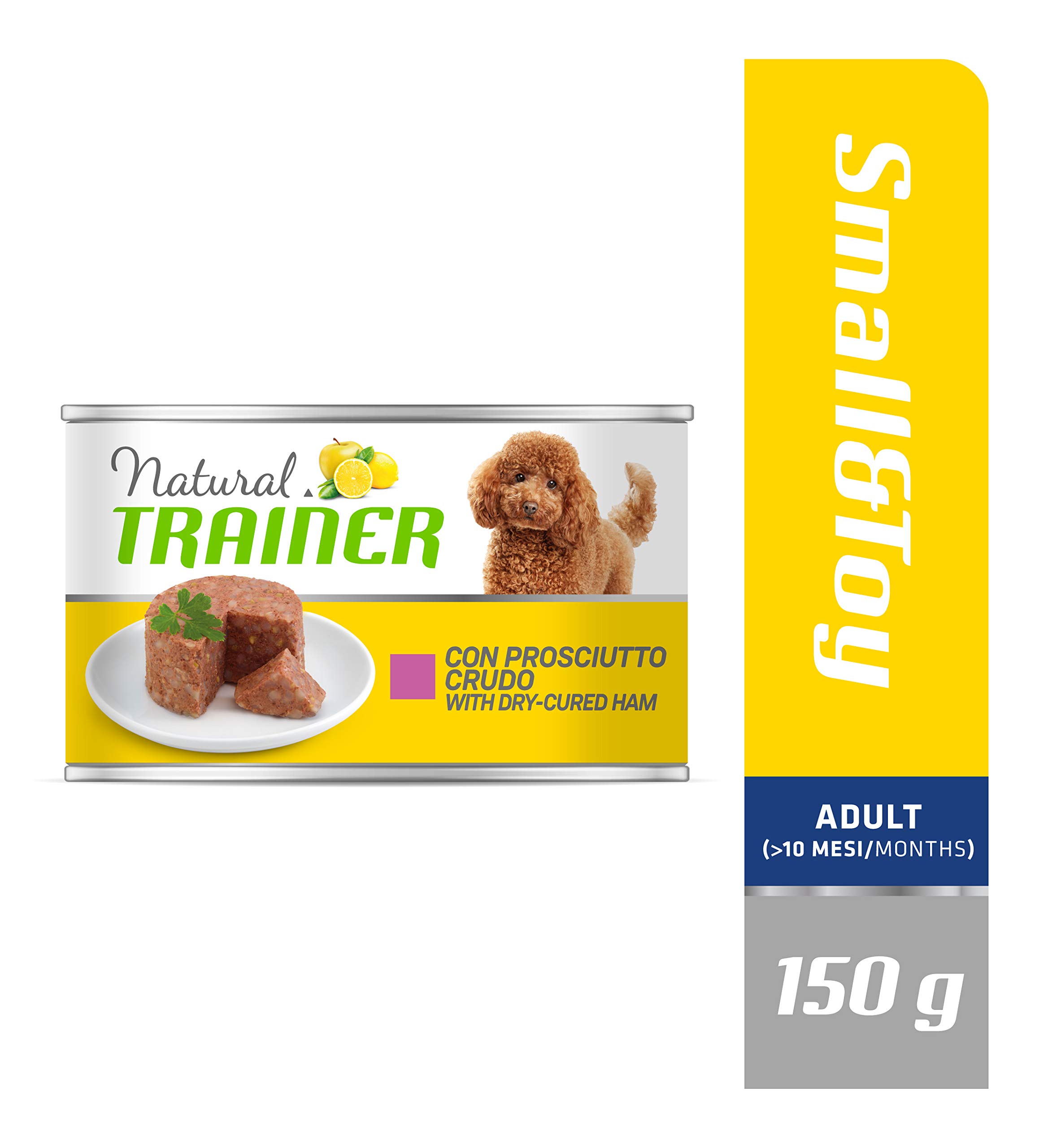 Natural Trainer Small & Toy Cibo Umido per Cani con Prosciutto Crudo 24 x 150 g
