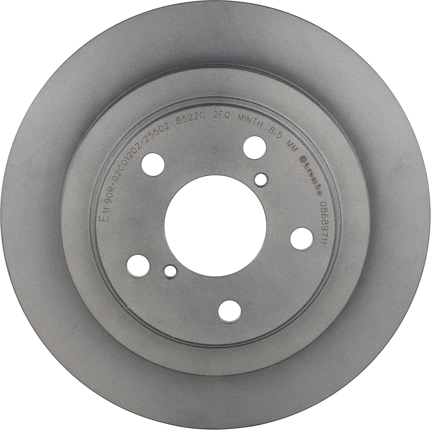 Brembo 08.6897.11 UV Coated solid Rear Brake Rotor SUBARU OE# 26700FE080