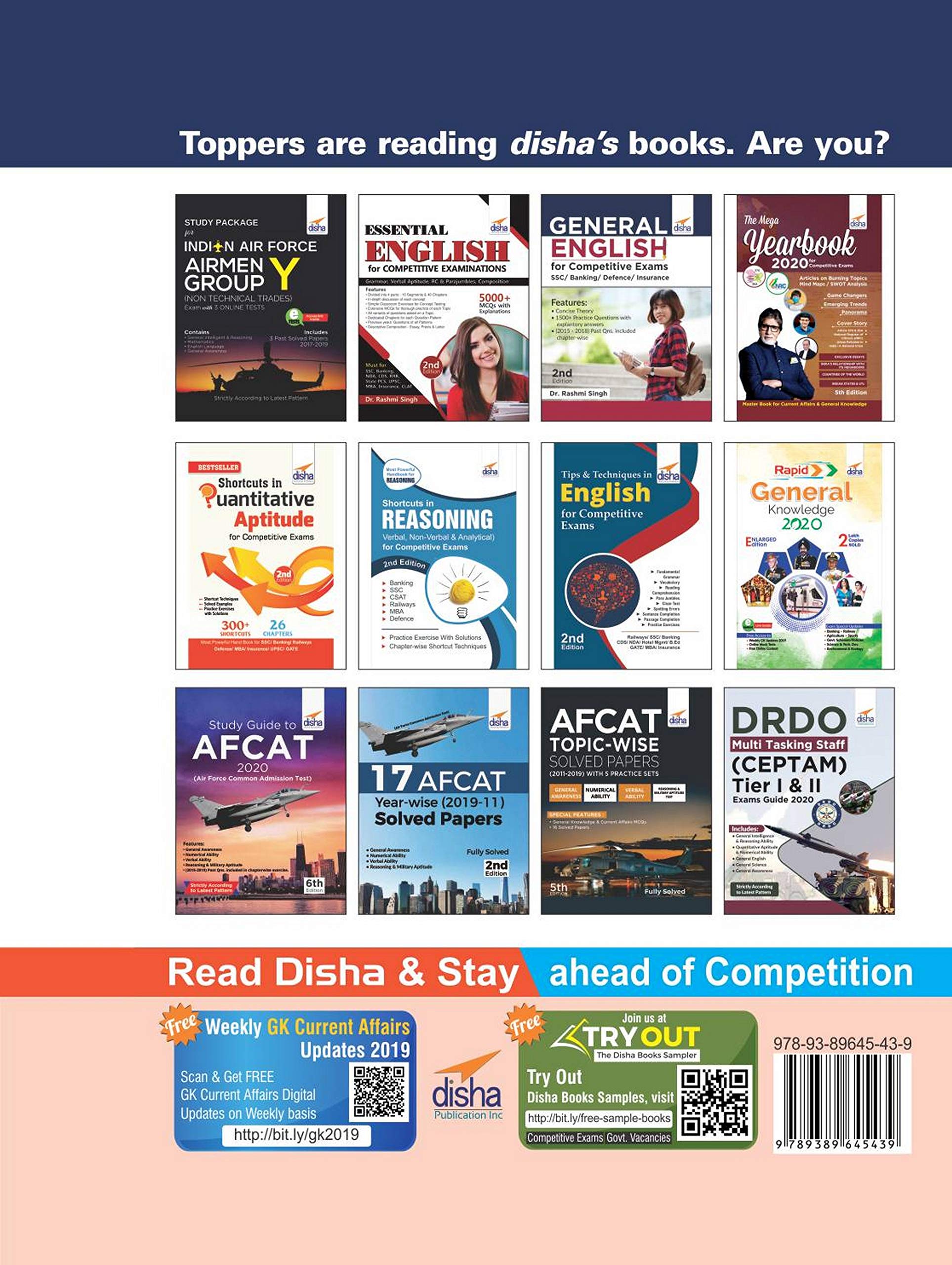 Airmen Group Y (Non-Technical Trades) Indian Air Force Exam 28 Practice Sets with 3 Online Sets 2nd Edition