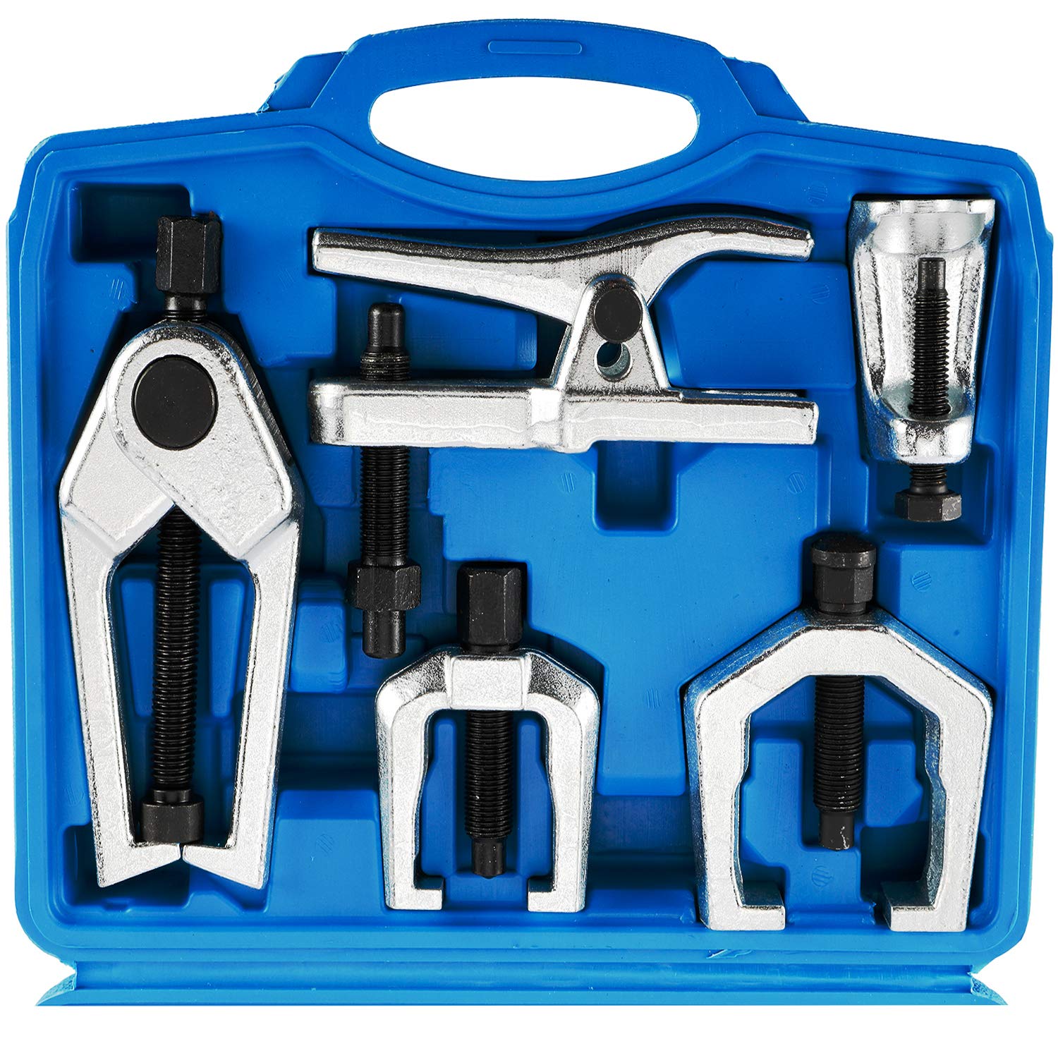 5 in 1 Ball Joint Separator Pitman Arm Puller Tie Rod End Front End Service Splitter Removal Tool Set