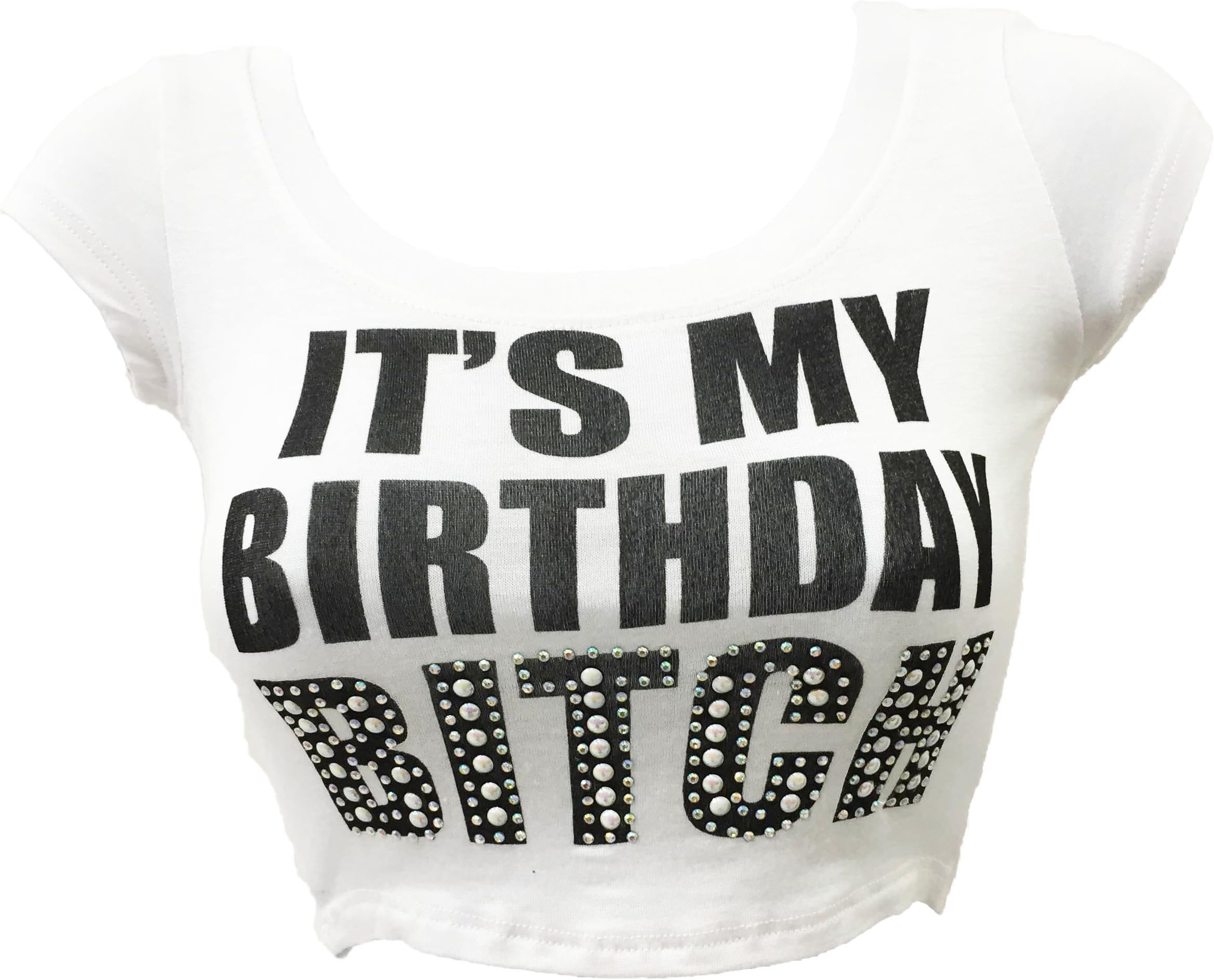 Women's It's My Birthday Bitch Crop Top
