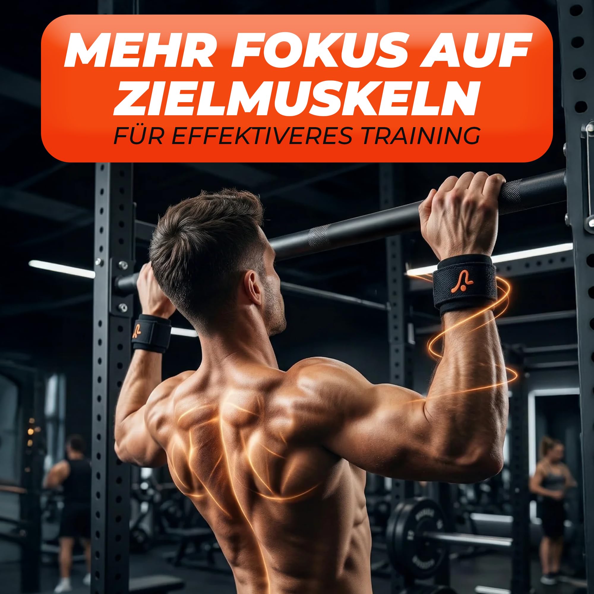Sangles de traction avec enroulement automatique d'une main - Sangles de levage rembourrées pour la musculation, le bodybuilding, le fitness, les soulevés de terre - Pour homme et femme