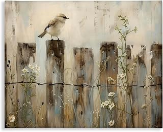 Stupell Industries Country Bird Landscape, 24 x 30 Inch Canvas Wall Art