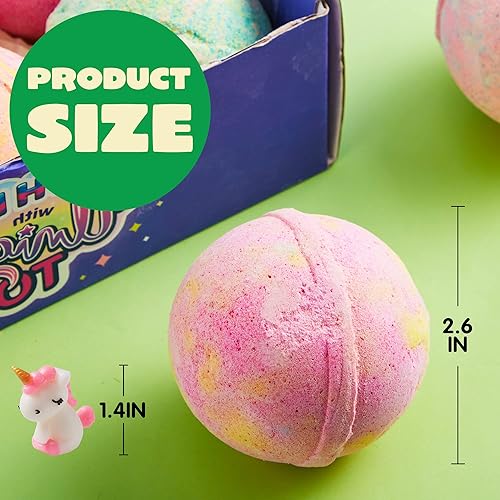 Miniatura 8 de Bomba de baño con juguete de unicornio, paquete de 6