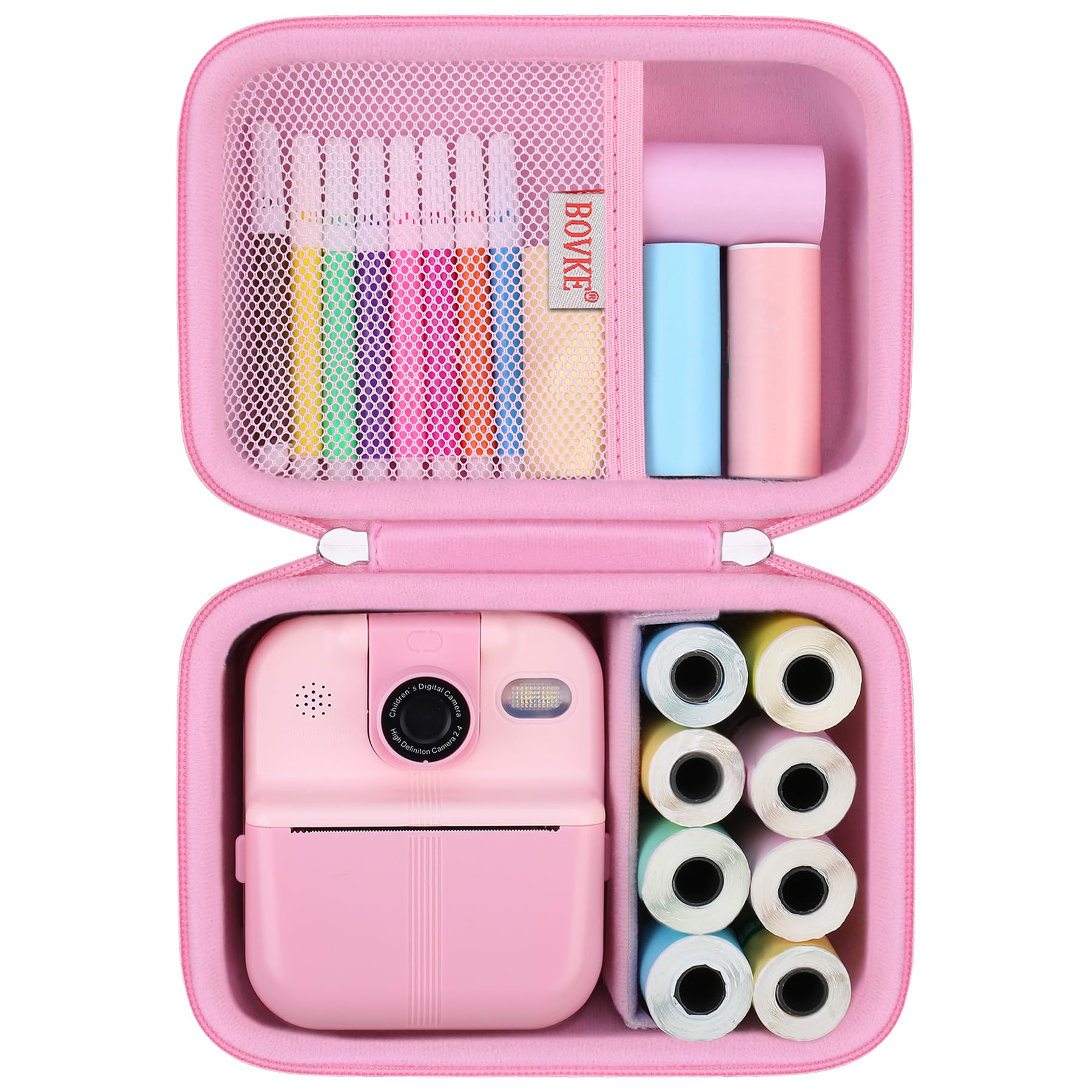 BOVKE Kids Instant Print Camera Case for Dylanto for ESOXOFFORE for DUDUDRAGON for Cimizi for Gofunly for YEEHAO for SOOGOOEY Kids Instant Cameras,