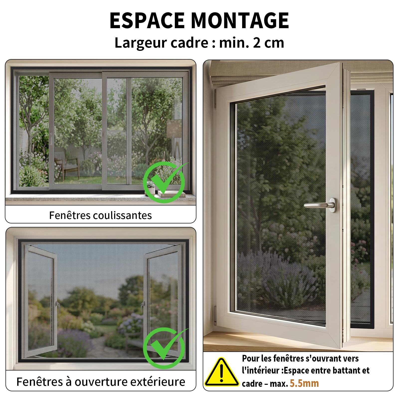 BKSAI Moustiquaire Chat Fenêtre Renforcé Résistant à Griffe Chats, Filet Chat Fenetre Sécurité avec Bande Auto-Adhésive Sans Perçage pour Protection Animaux Domestiques, Anti-Moustique 130*150cm Noir