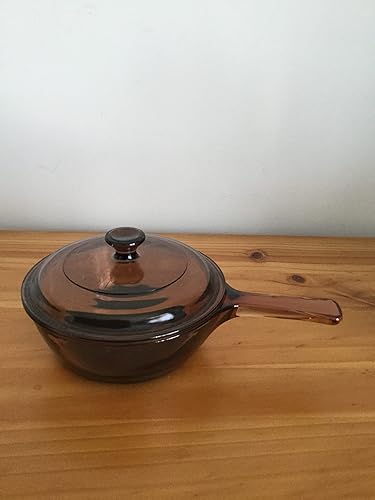 Corning Vision Amber - Cacerola antiadherente con tapa (0,5 L)